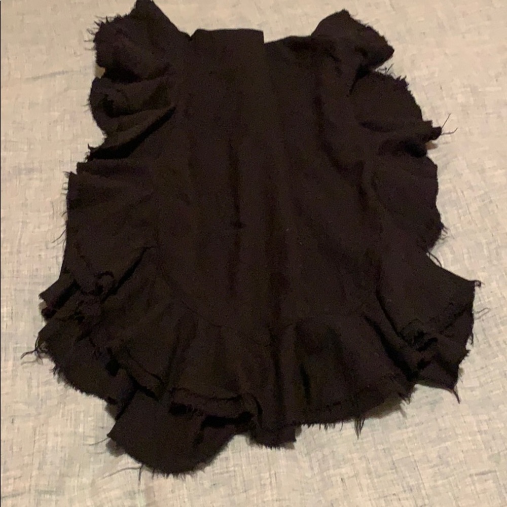 Atsuro Tayama ruffle wool scarf